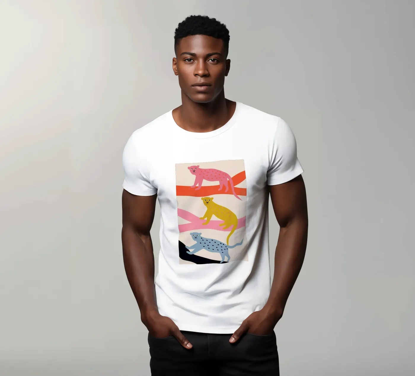 Leopard Tree t-shirt da Little Flourishes