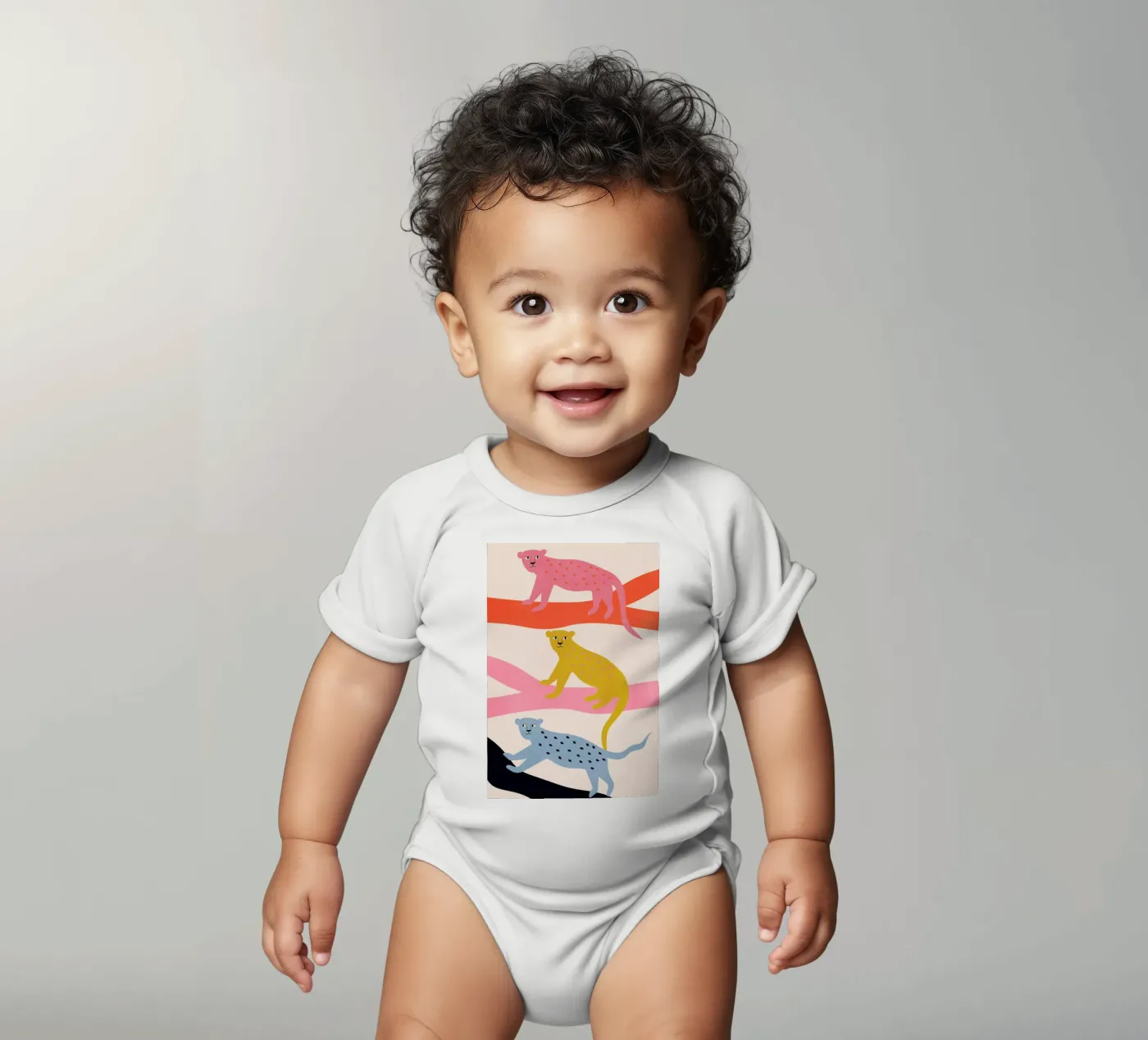 Leopard Tree body bébé de Little Flourishes