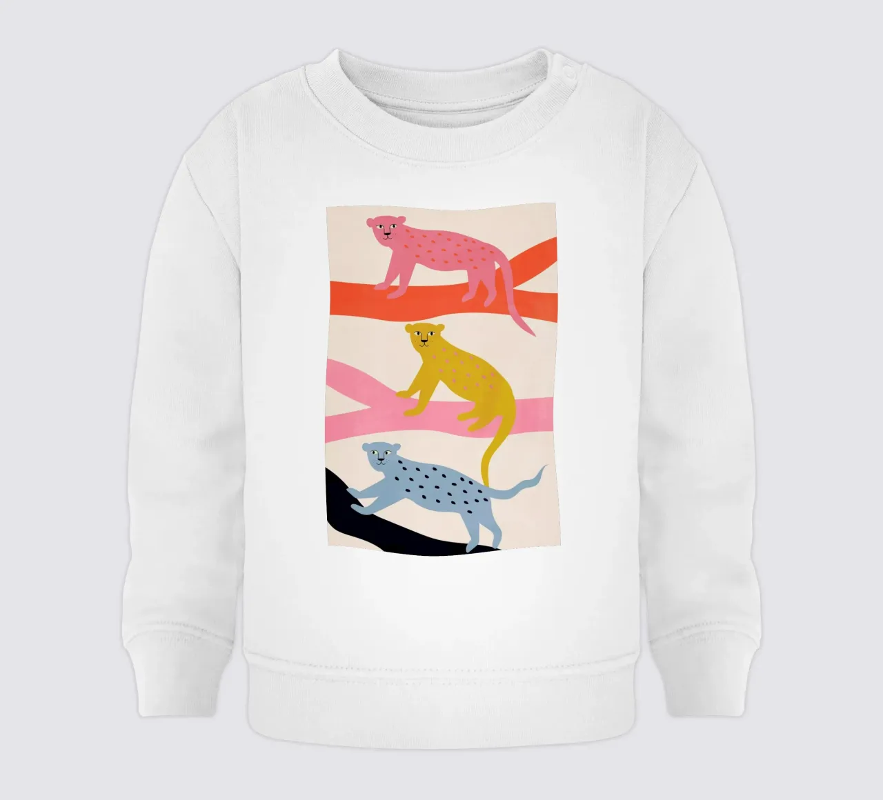 Leopard Tree felpa neonato da Little Flourishes