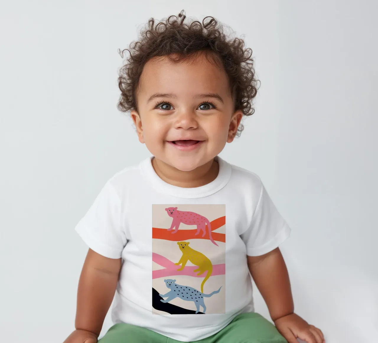 Leopard Tree camiseta de bebé de Little Flourishes