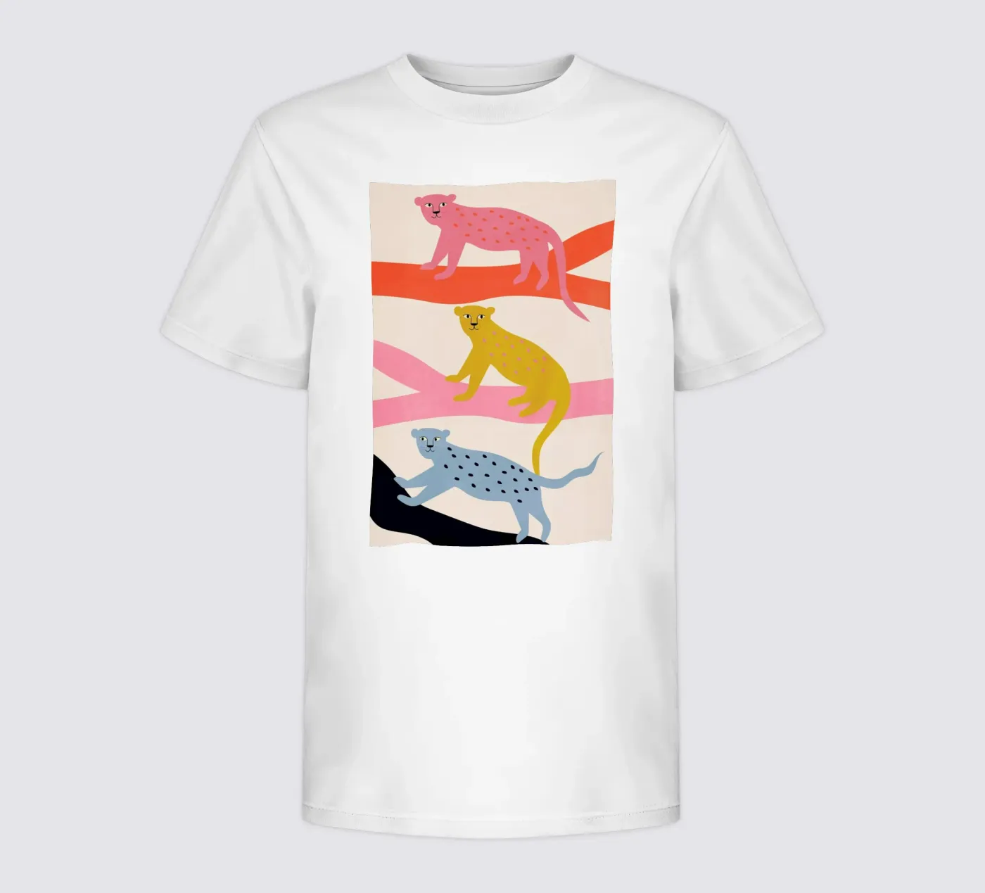 Leopard Tree t-shirt bambini da Little Flourishes