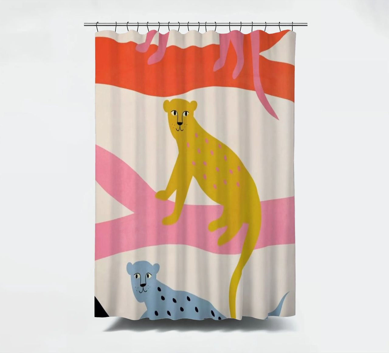 Leopard Tree shower curtain by Little Flourishes