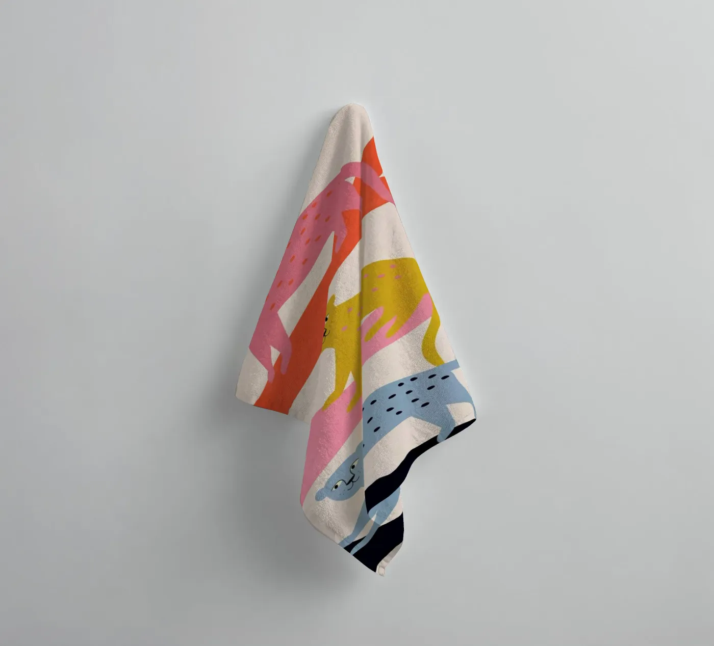 Leopard Tree towel by Little Flourishes