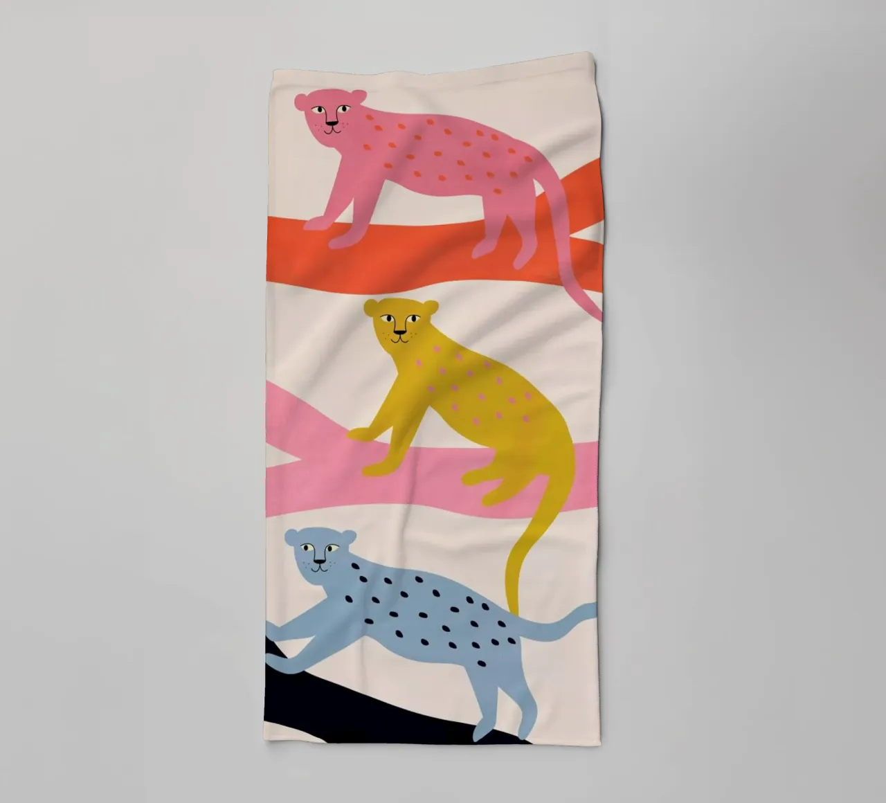 Leopard Tree badhanddoek van Little Flourishes