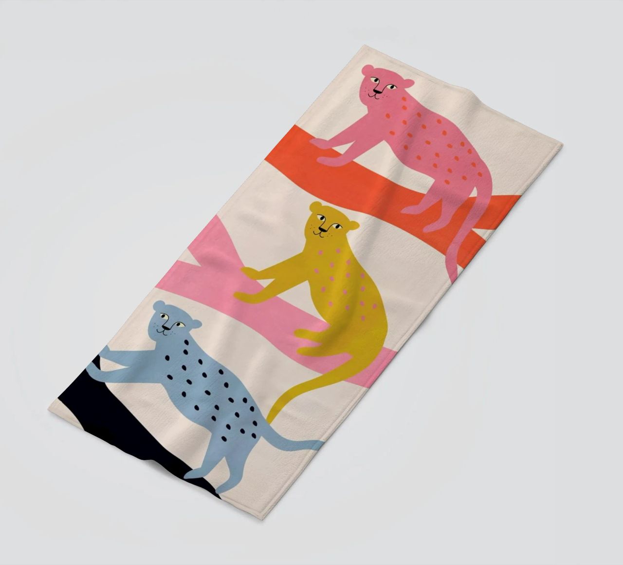 Leopard Tree serviette de plage de Little Flourishes