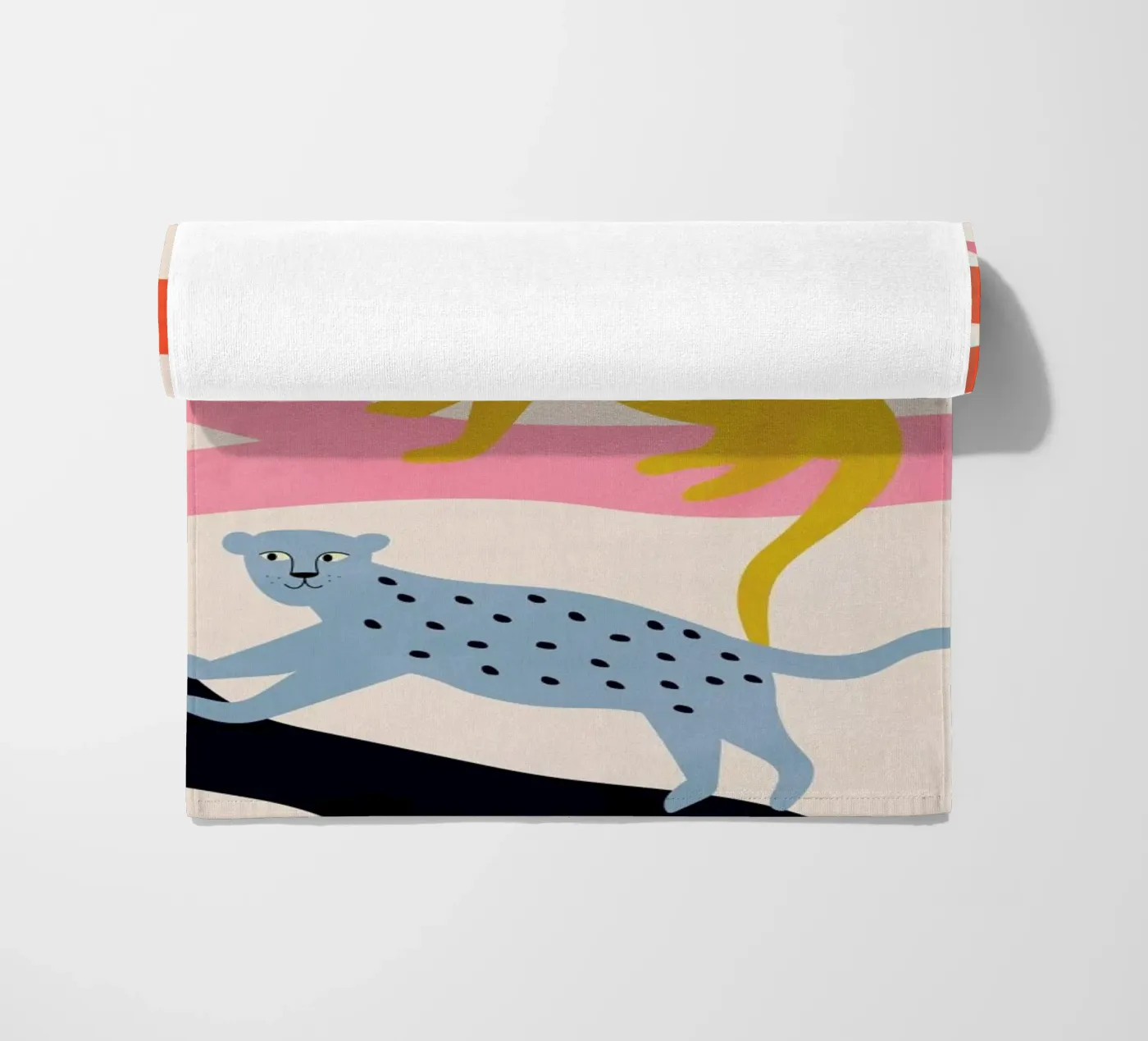 Leopard Tree strandhanddoek van Little Flourishes