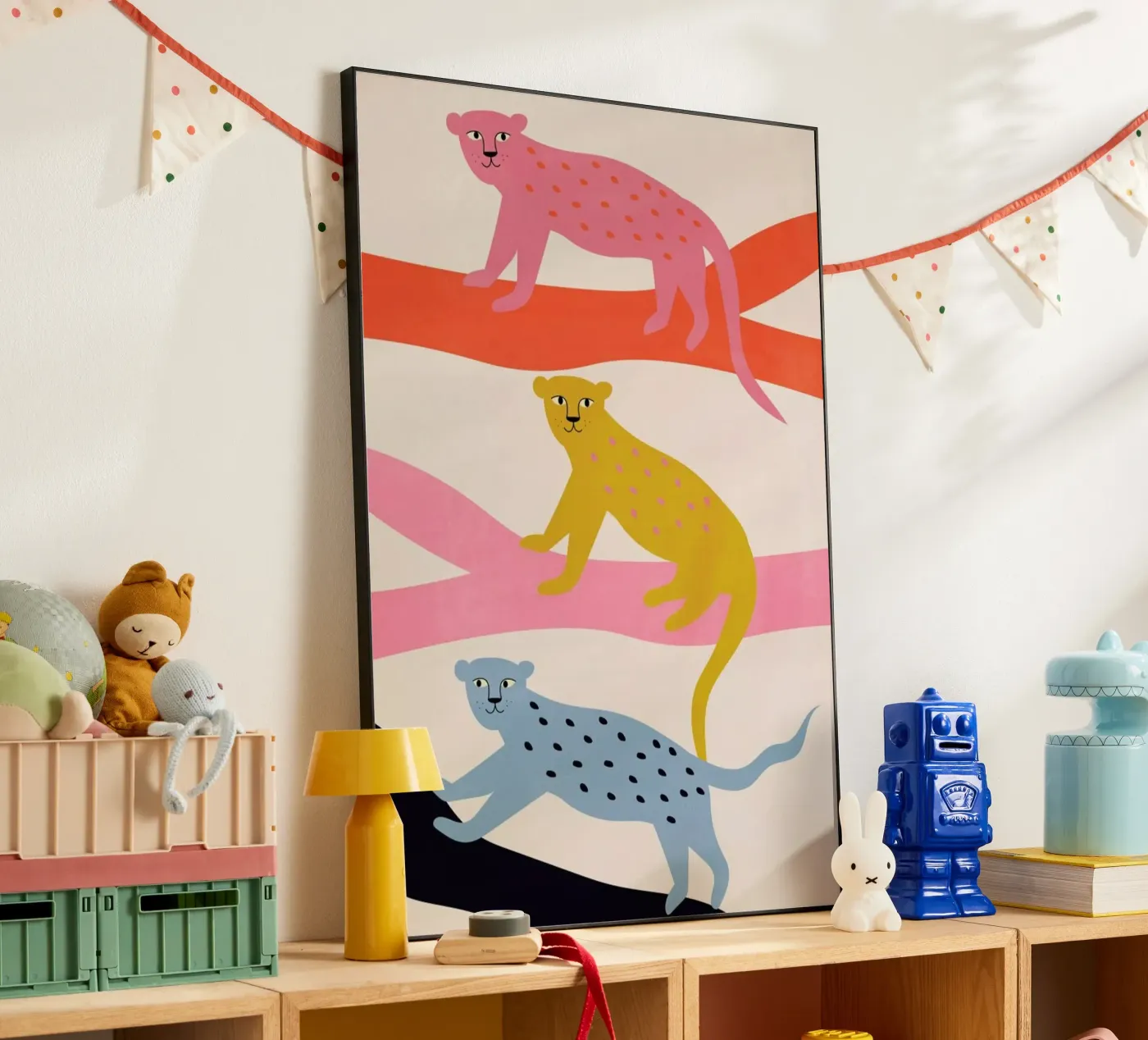 Leopard Tree forex-plaat van Little Flourishes
