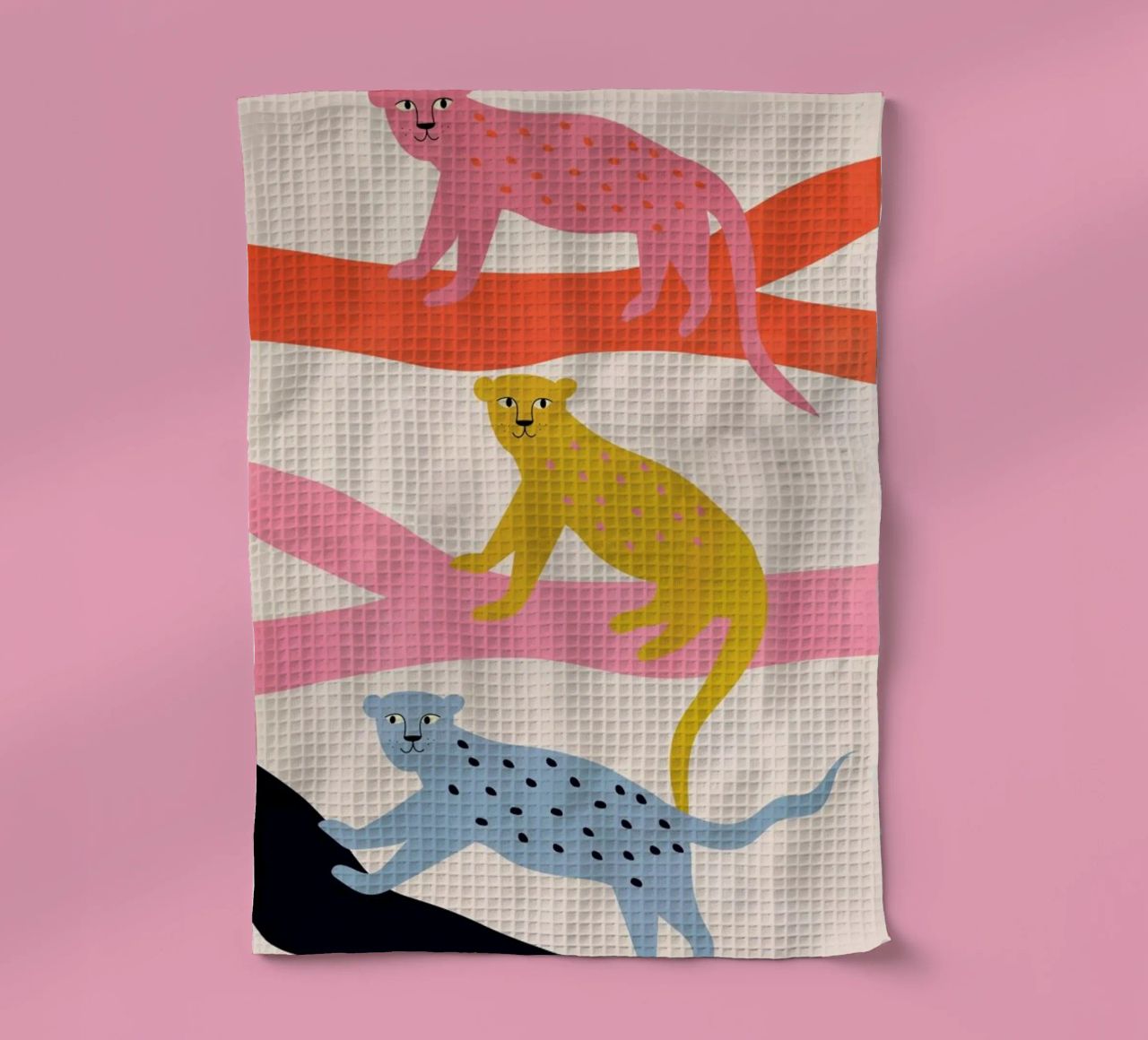 Leopard Tree canovaccio da cucina da Little Flourishes