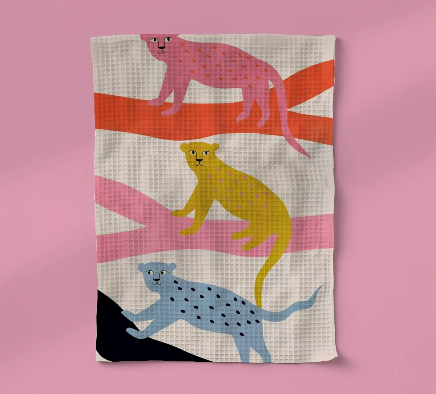 Leopard Tree Geschirrtuch von Little Flourishes