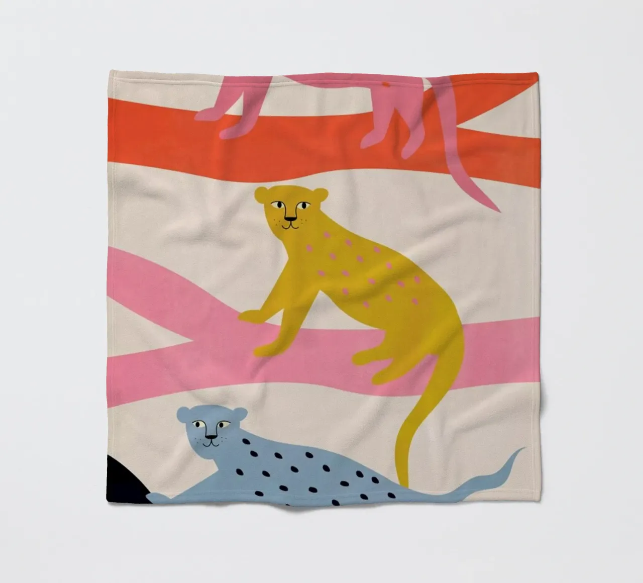 Leopard Tree coperta in pile da Little Flourishes