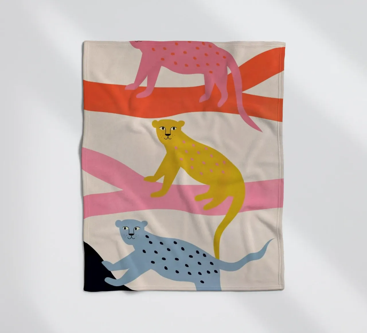 Leopard Tree coperta in pile da Little Flourishes