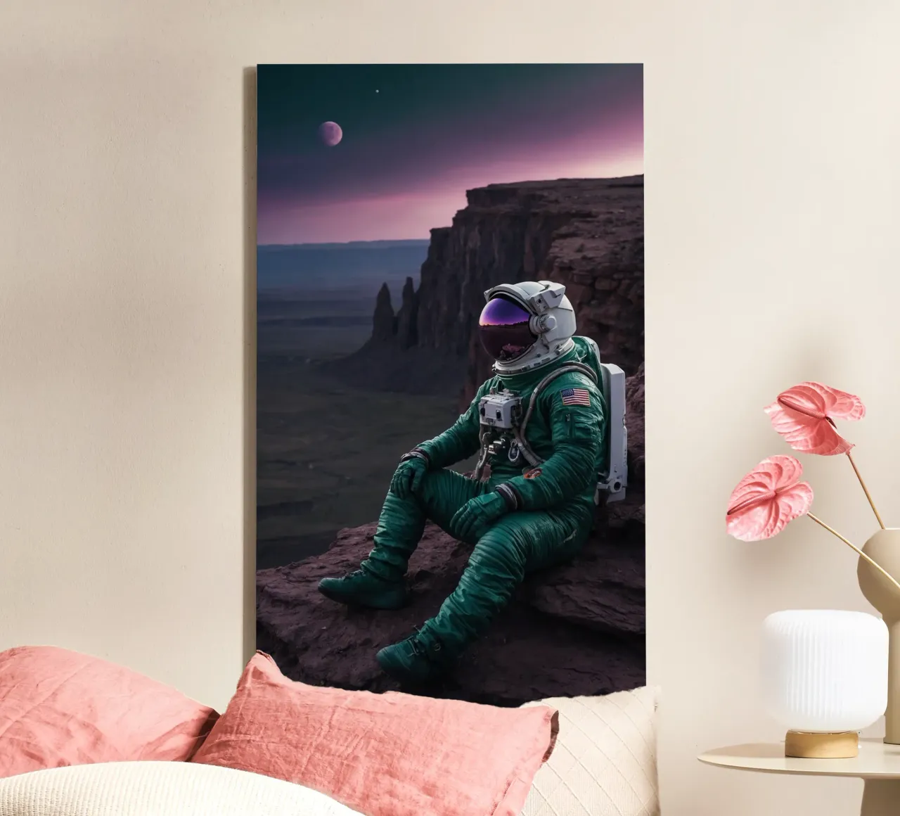 Starend canvas met Baklijst van Stellar Dream Art