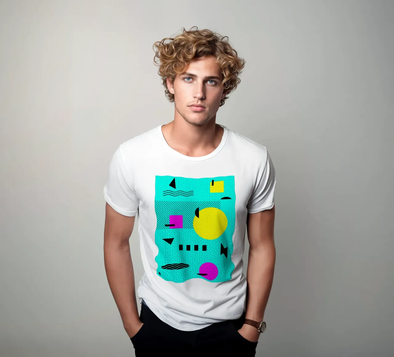 Ciao Memphis Lemon Splash t-shirt da SilverPegasus