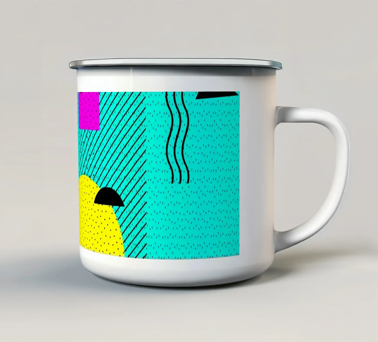 Ciao Memphis Lemon Splash tazza in smalto da SilverPegasus