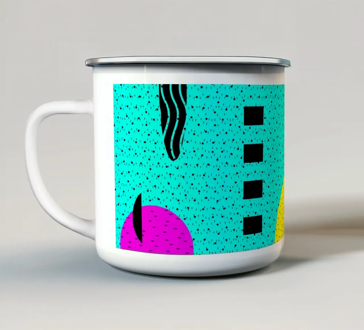 Ciao Memphis Lemon Splash tazza in smalto da SilverPegasus