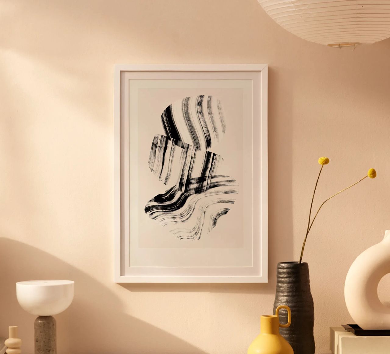 Negative Painting On Glass poster de Graphite