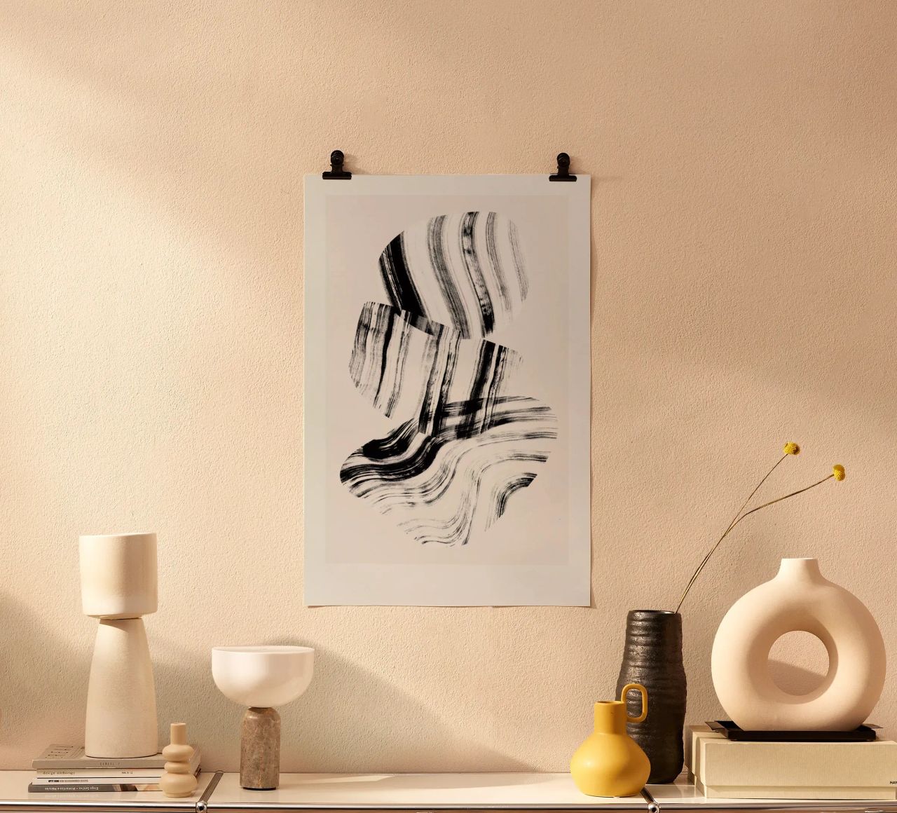Negative Painting On Glass poster de Graphite