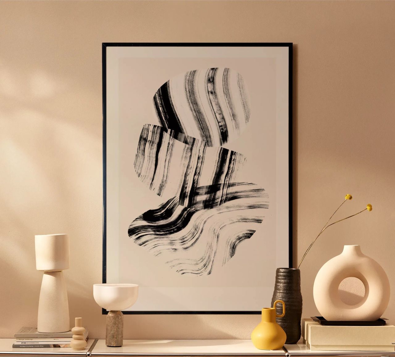 Negative Painting On Glass poster de Graphite