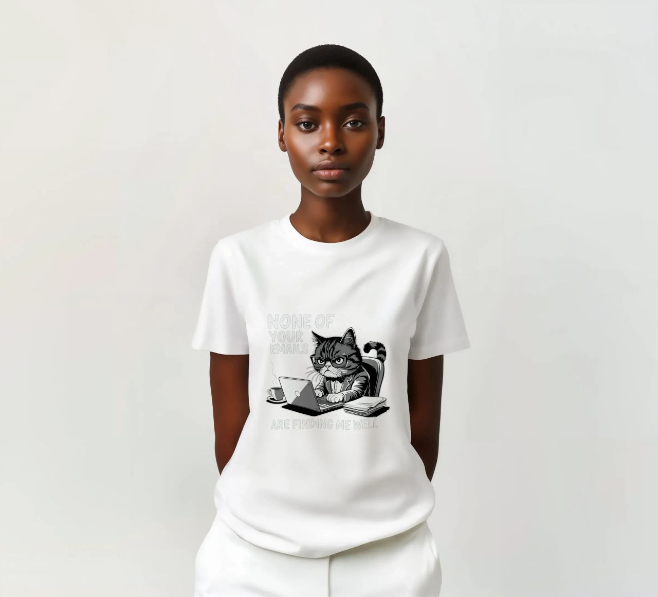 None of your emails are finding me well t-shirt da edsonramosart