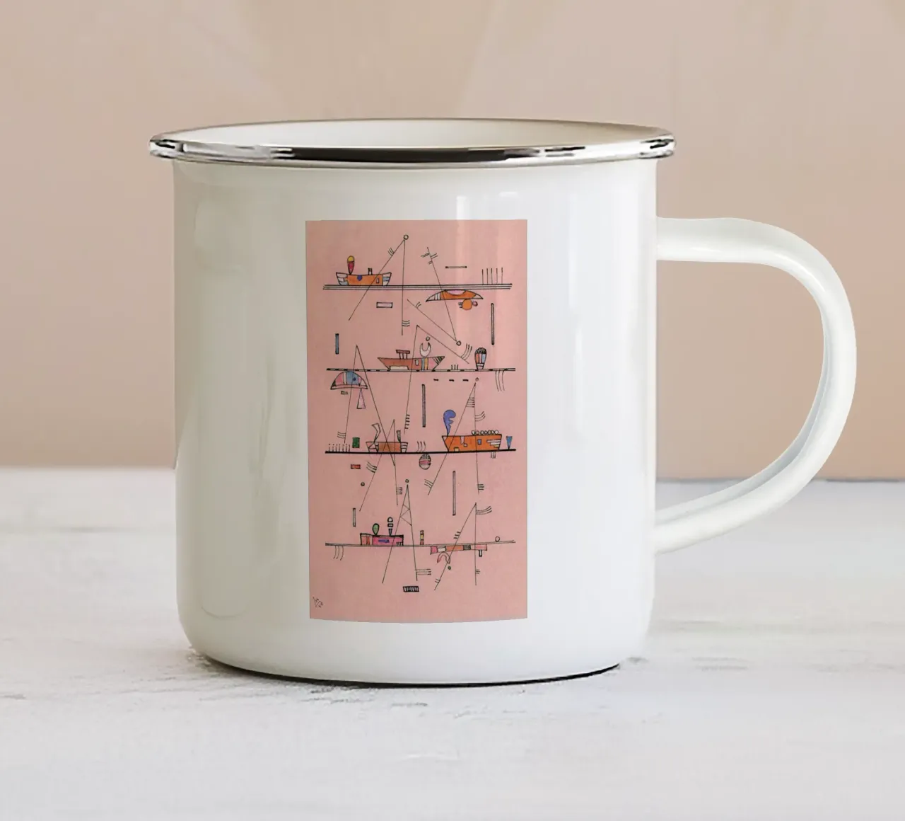 Kandinsky - Untitled tazza in smalto da ARTOTHEK