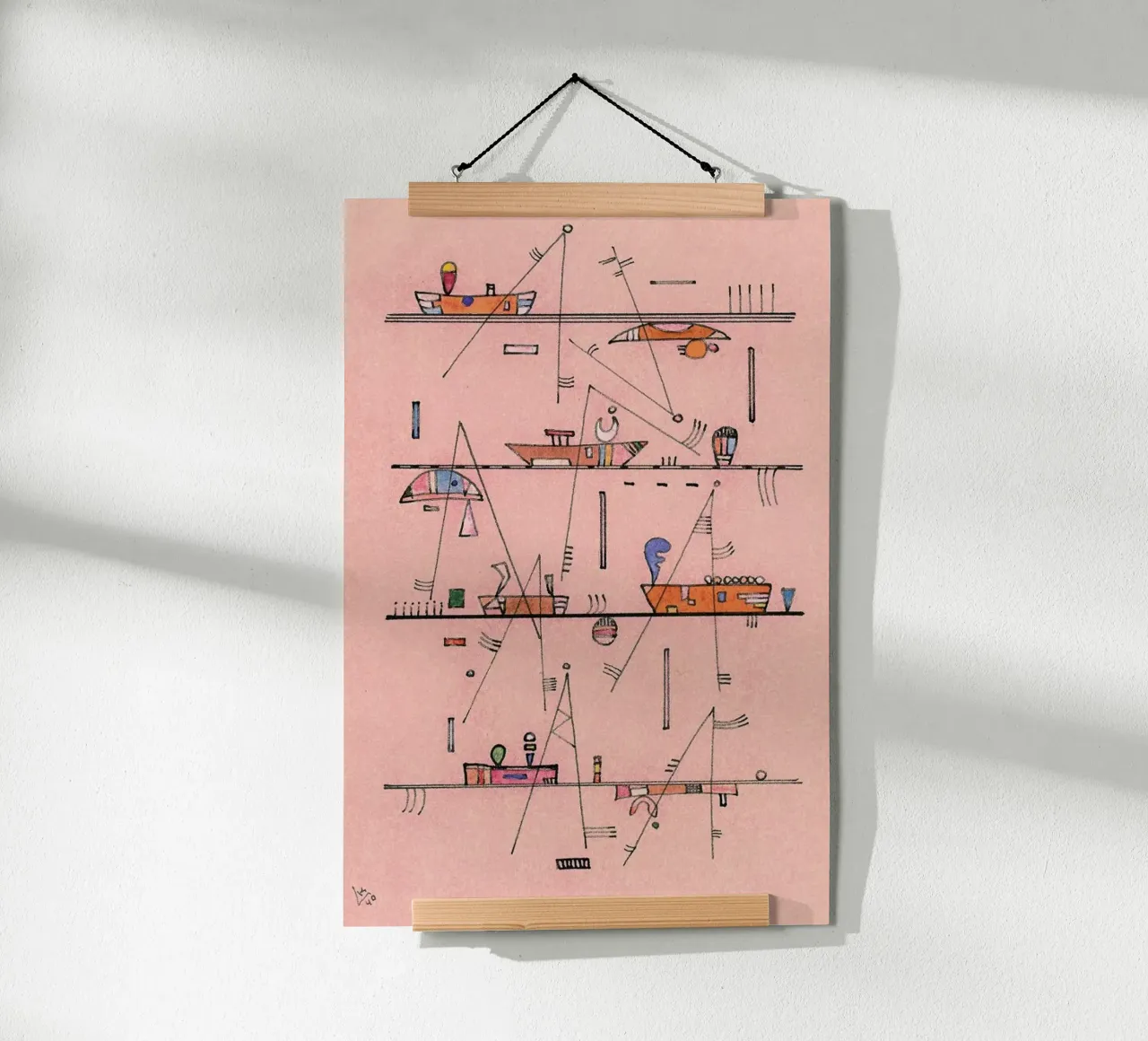 Kandinsky - Untitled carta hahnemühle da ARTOTHEK