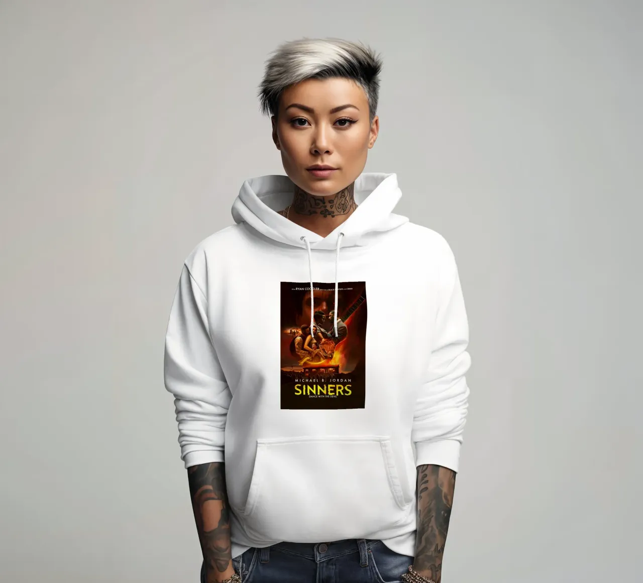 Sinners felpa con cappuccio da Attaboy Dsgn