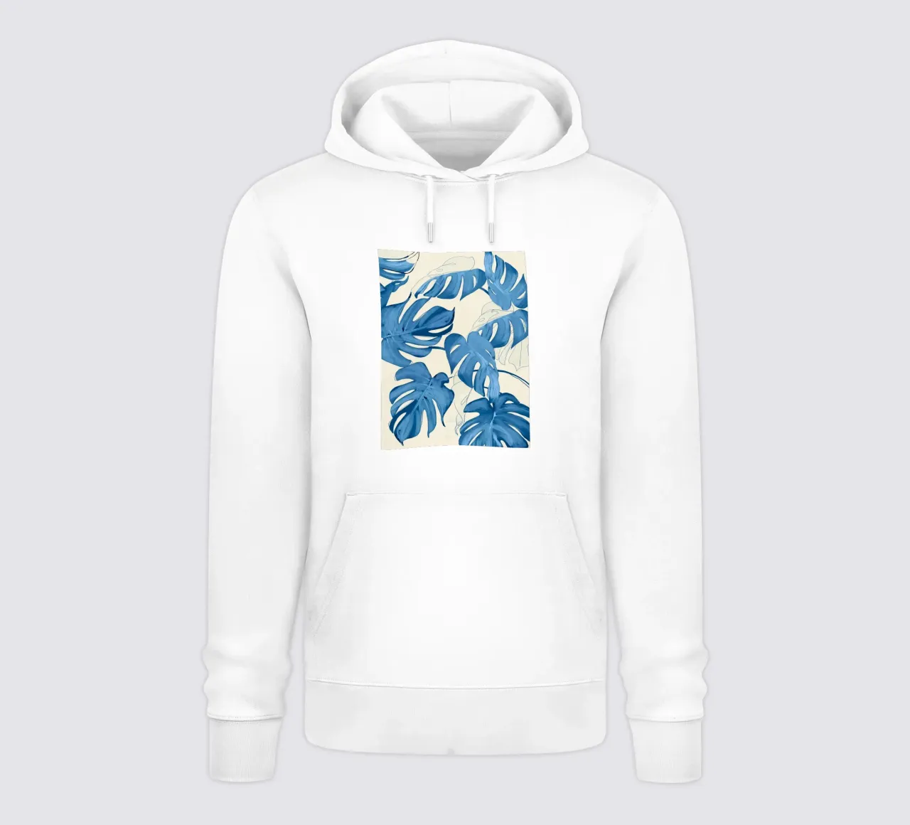 Foglie di Monstera felpa con cappuccio da ThingDesign
