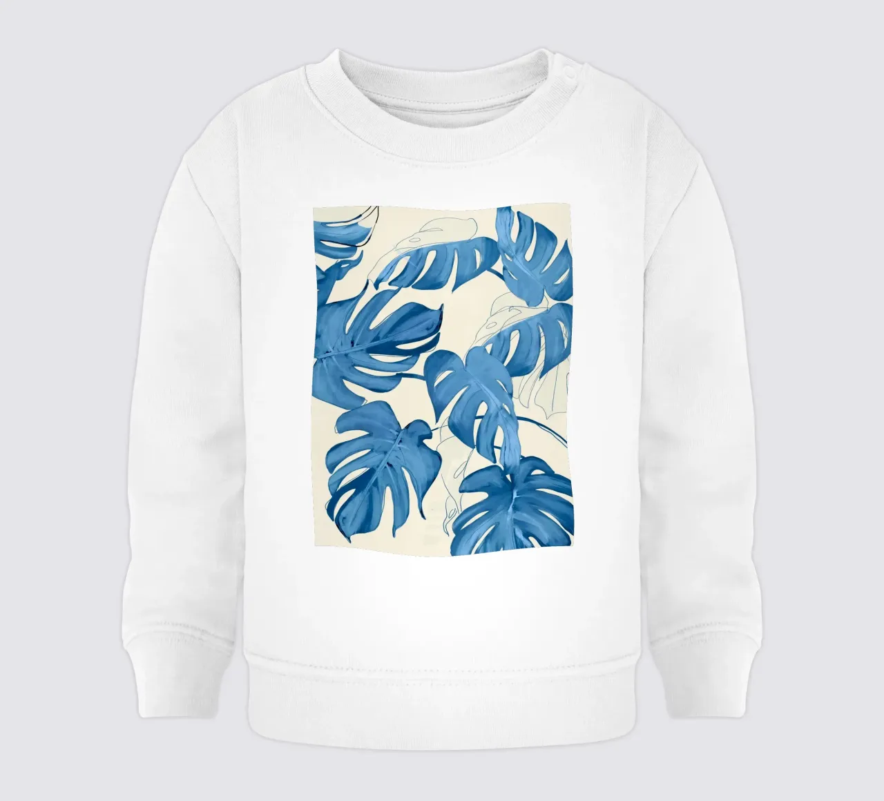 Foglie di Monstera felpa neonato da ThingDesign
