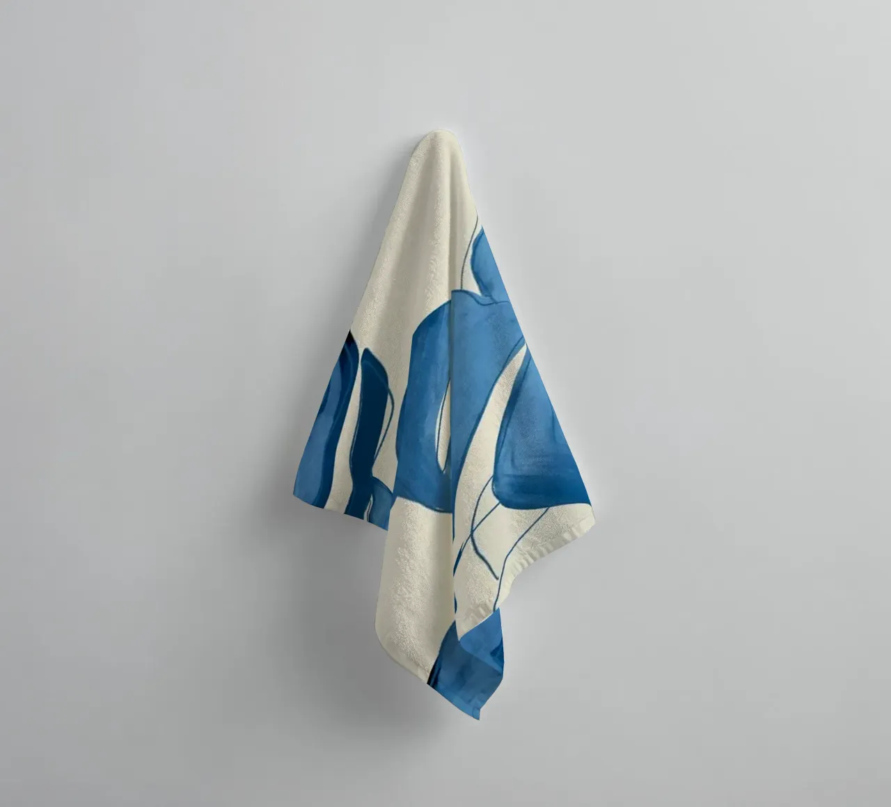 Monstera Leaves towel by ThingDesign