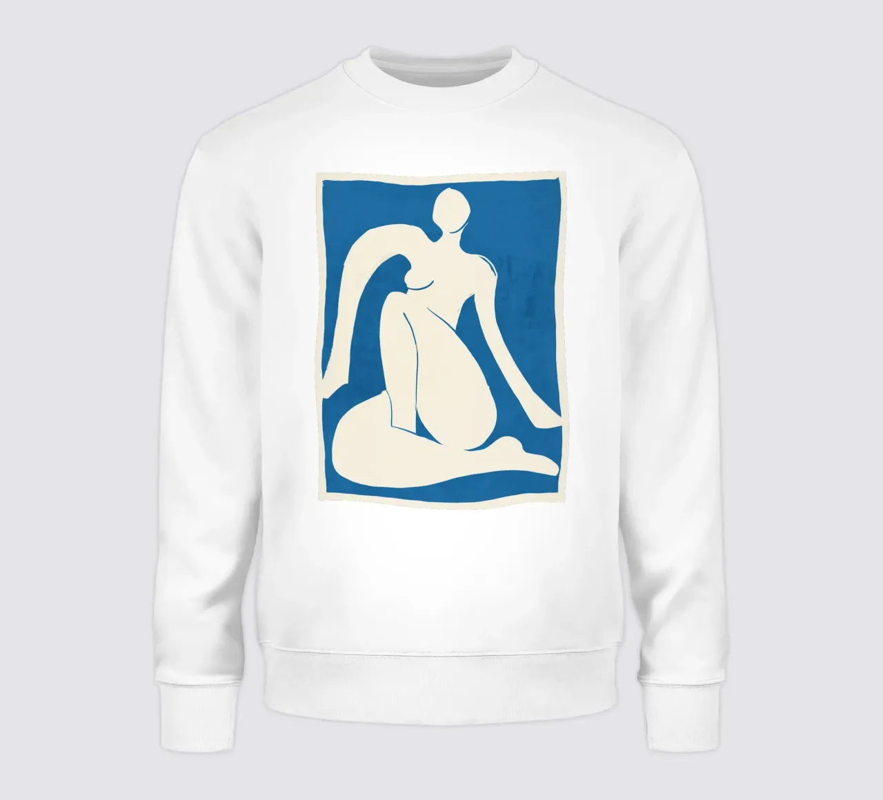 Figura femminile astratta 3 felpa da ThingDesign