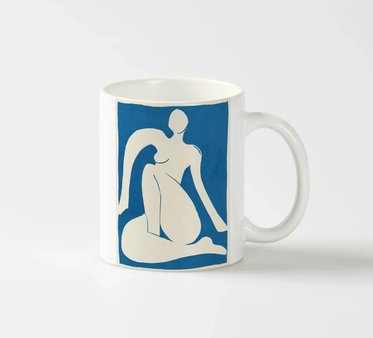 Figura femminile astratta 3 tazza in ceramica da ThingDesign
