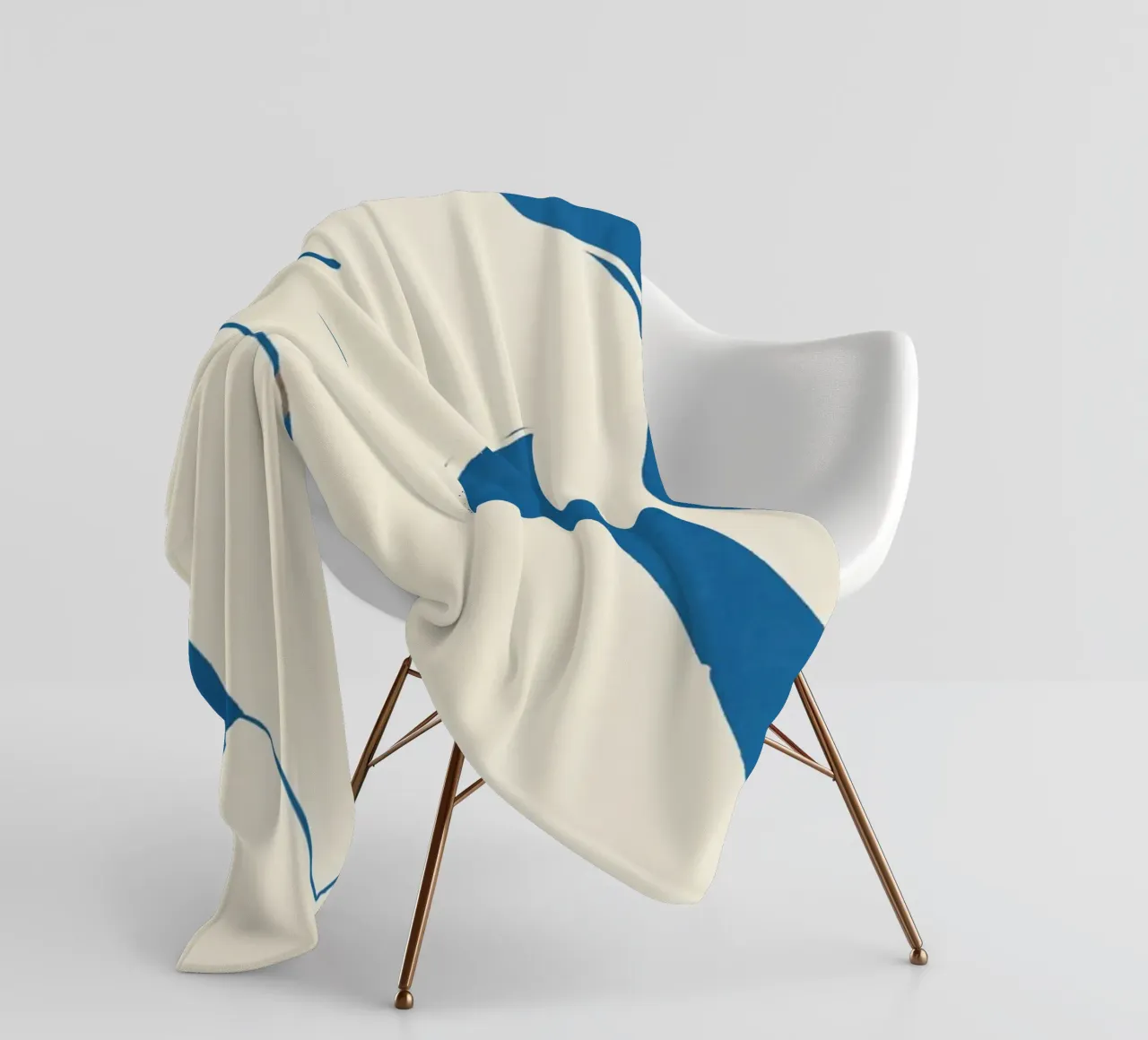 Abstract vrouwelijk figuur 3 fleecedeken van ThingDesign
