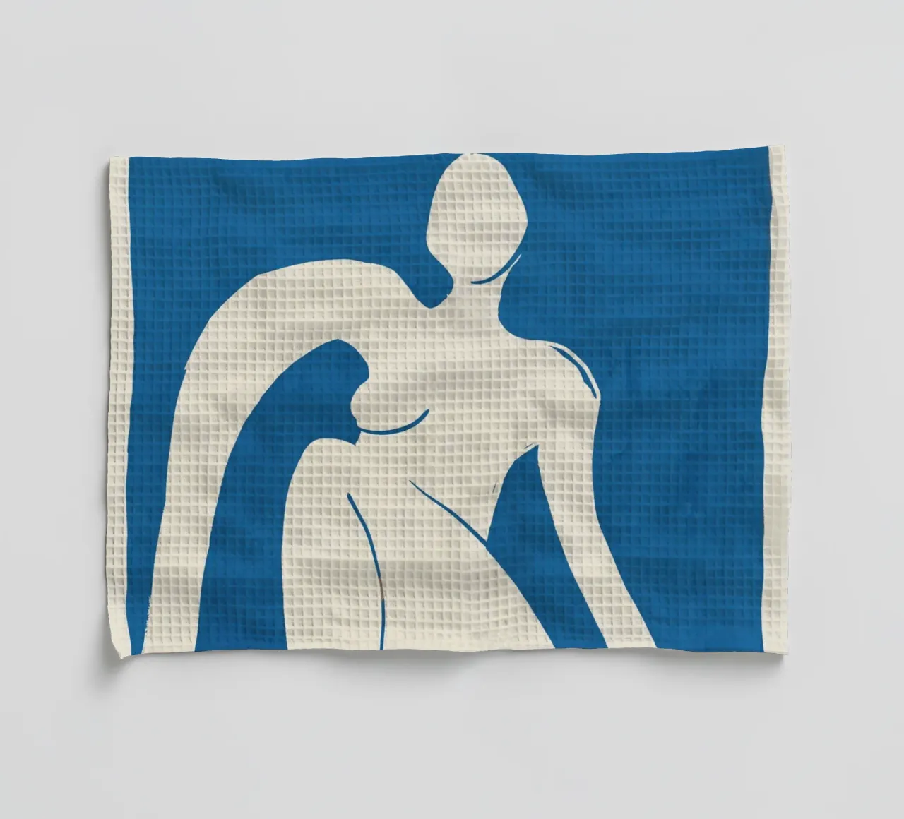 Femme abstraite Figure 3 torchon de ThingDesign