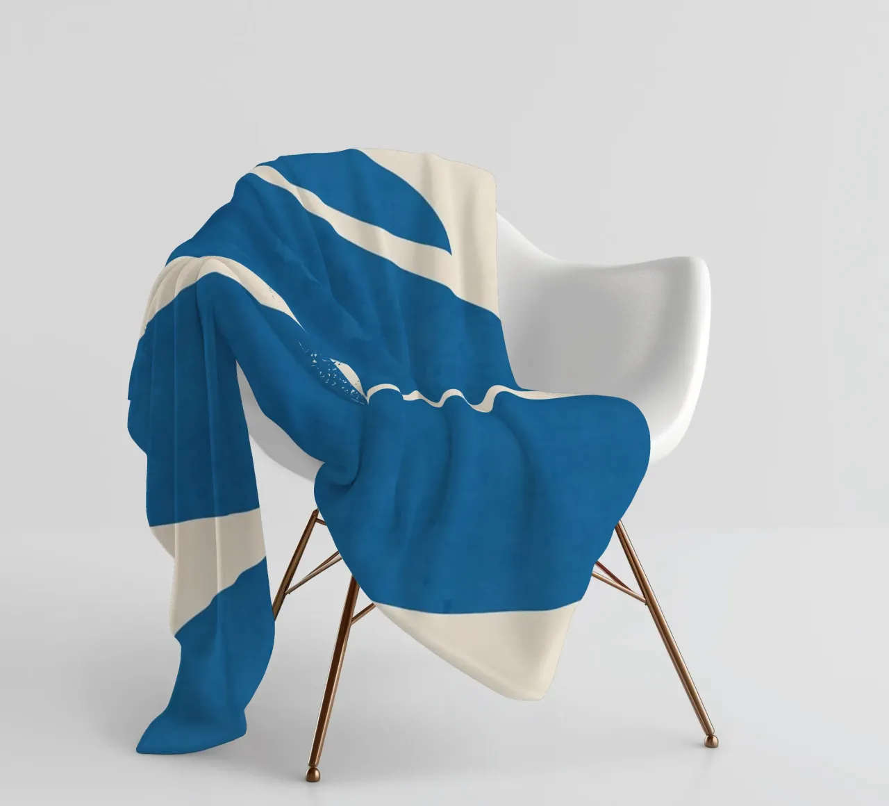 Abstract Minimal Shapes 90 fleece blanket by ThingDesign