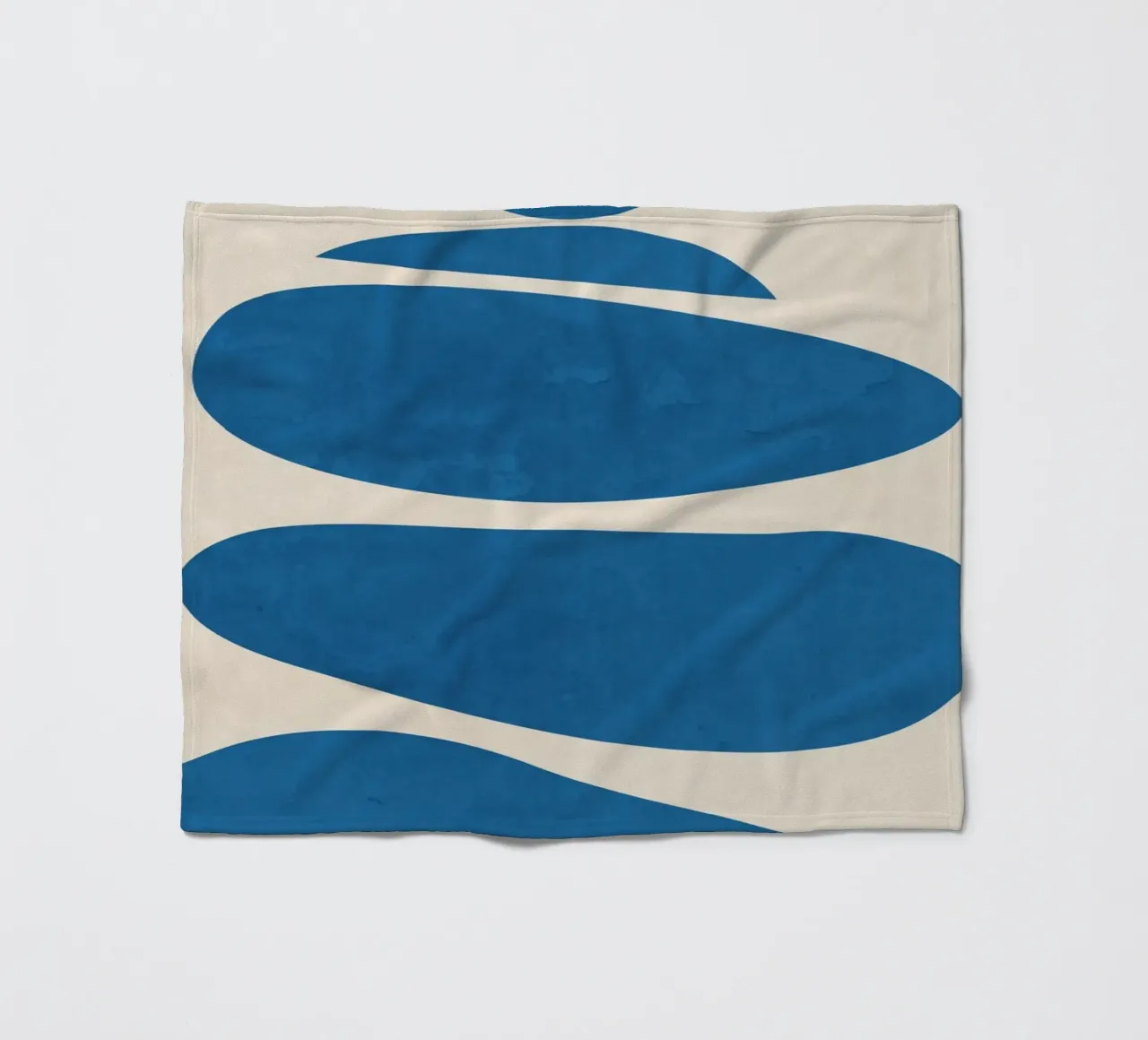 Abstract Minimal Shapes 90 fleece blanket by ThingDesign