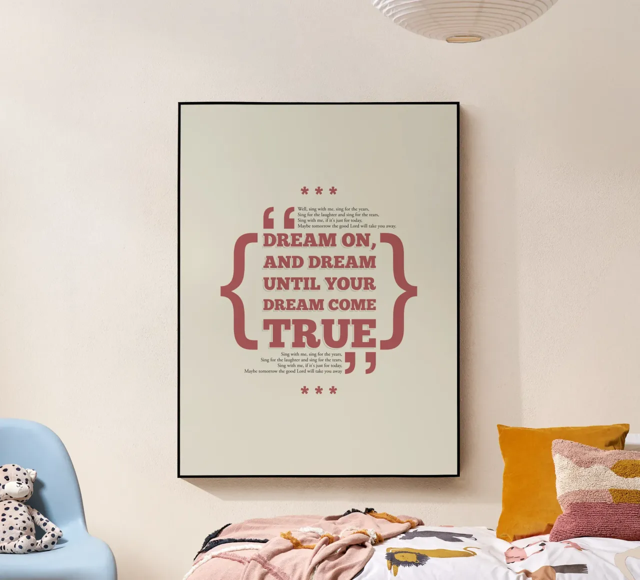 Dream On plexiglass da Rahma Projekt
