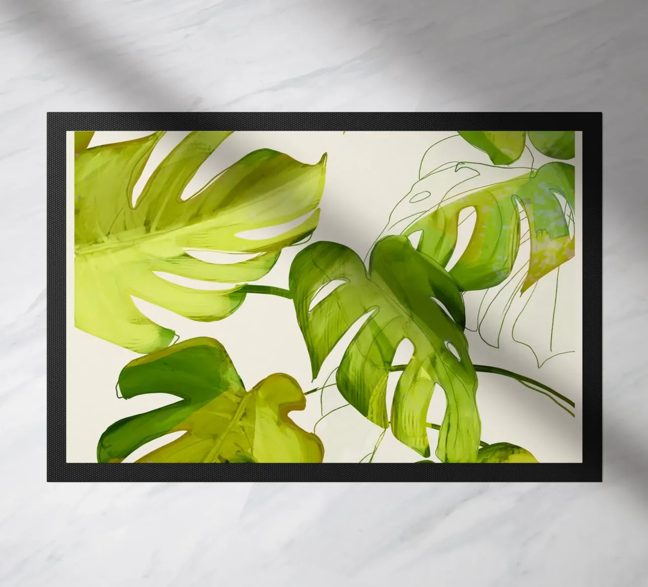 Monstera Foglie 2 zerbino da ThingDesign