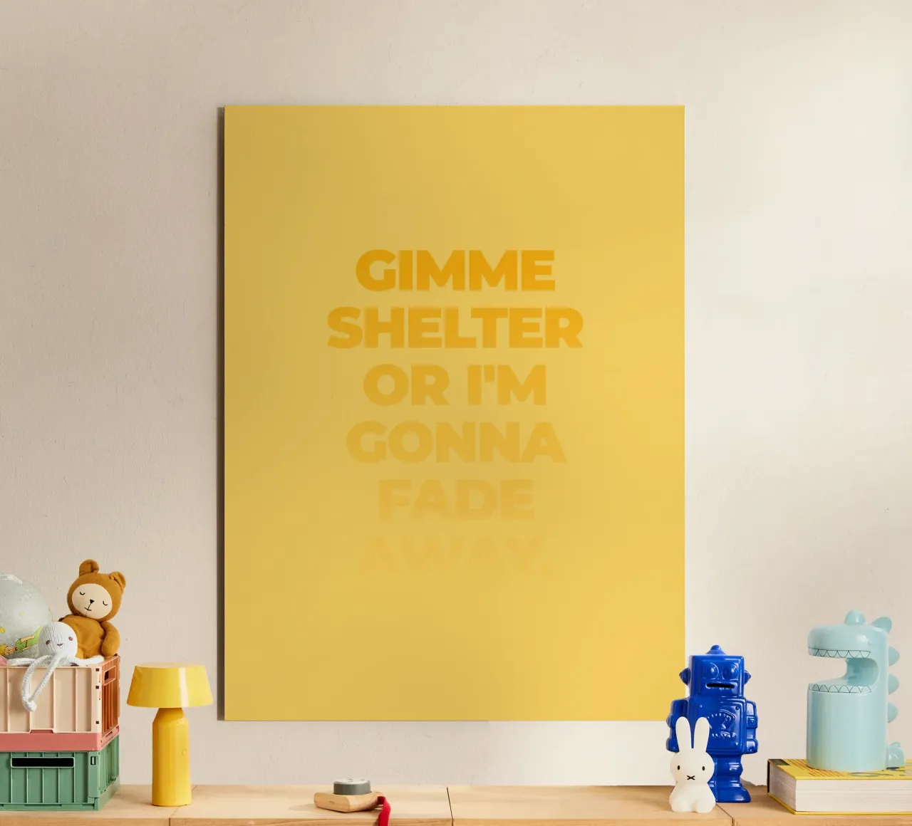 Not Fade Away alluminio dibond da Rahma Projekt