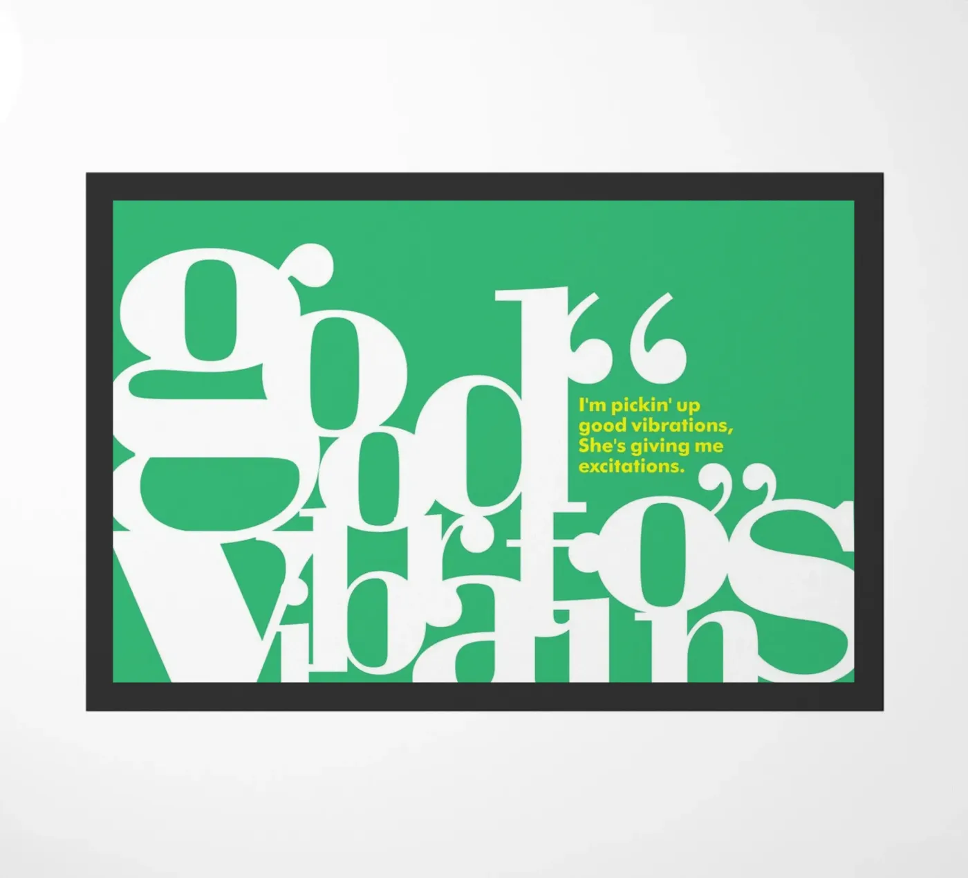 Good Vibrations zerbino da Rahma Projekt