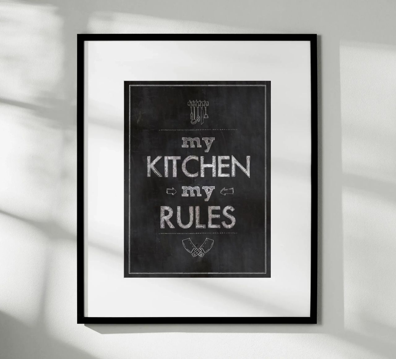 My kitchen, my rules Poster von Rahma Projekt