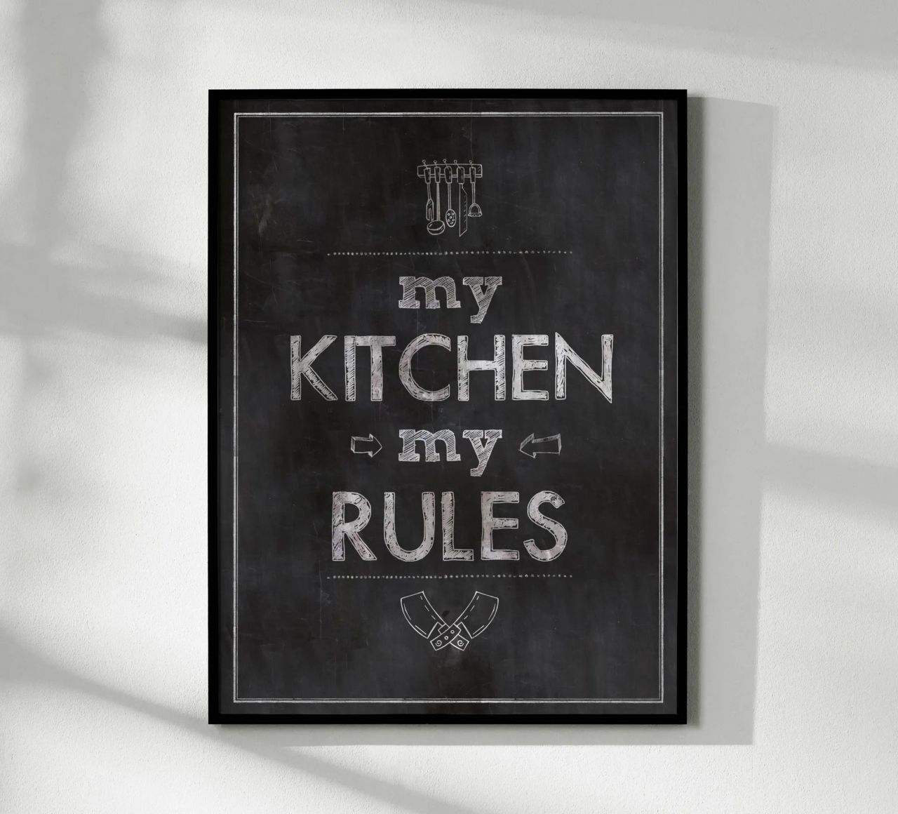My kitchen, my rules Poster von Rahma Projekt