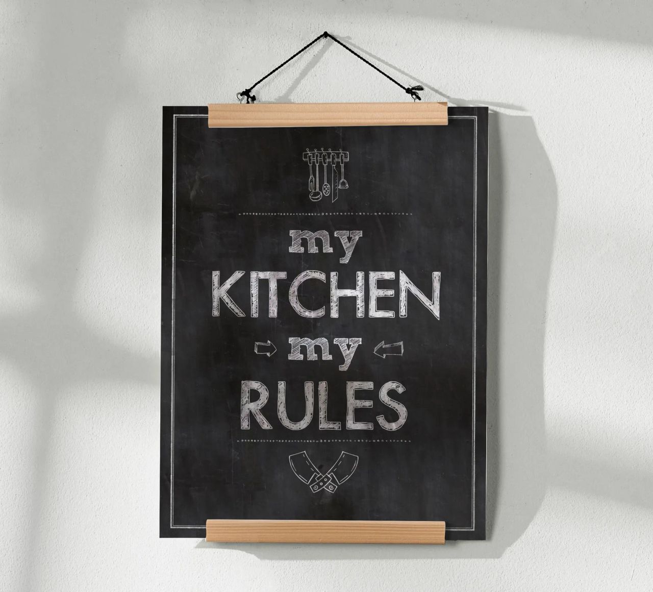 My kitchen, my rules Poster von Rahma Projekt