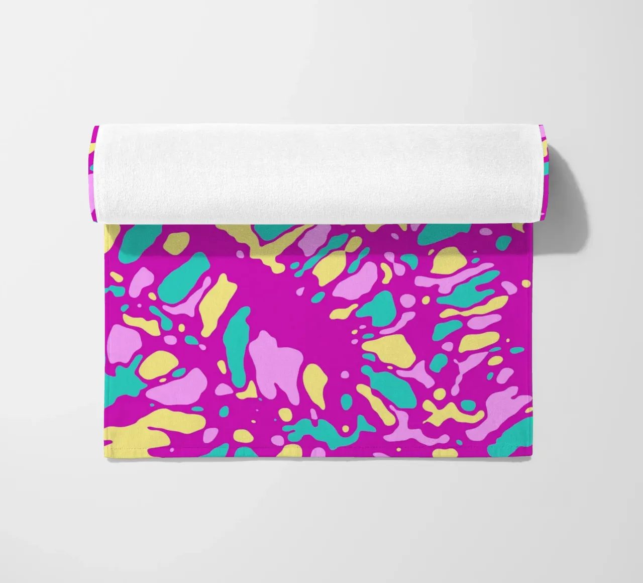 Coral Reef Sunset Glow (Récif corallien) serviette de plage de SilverPegasus