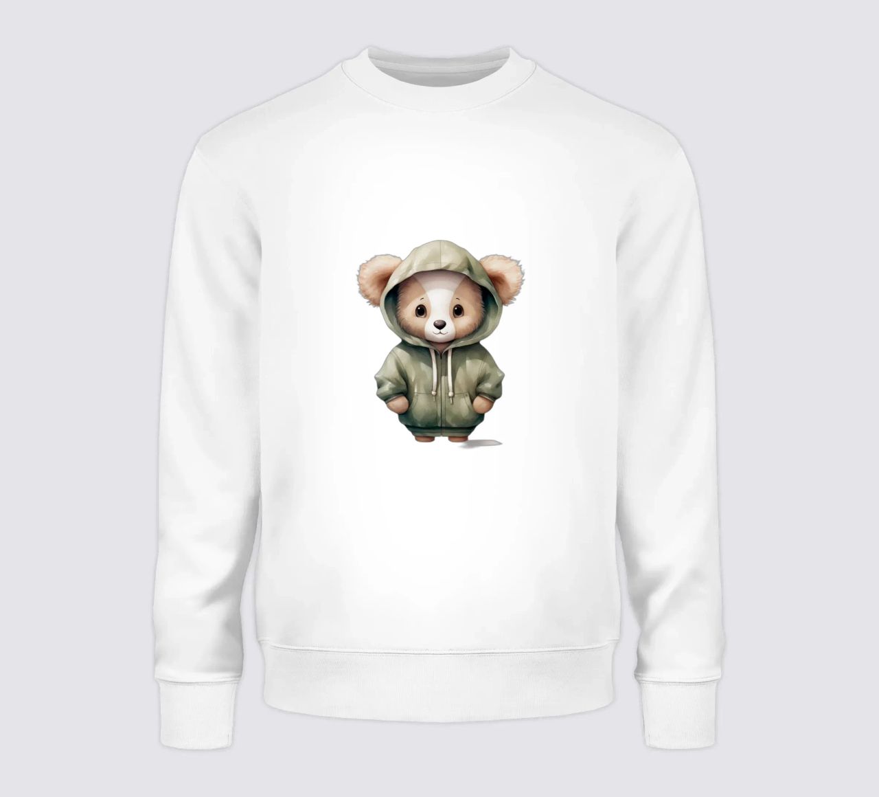 Koala de acuarela con capucha sudadera de Animal Portraits