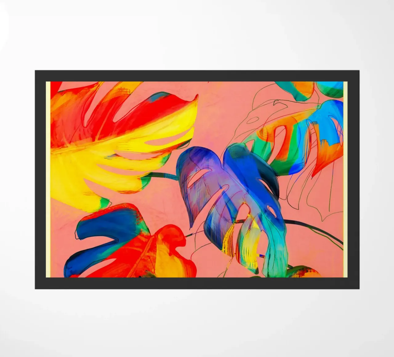 Foglie di Monstera zerbino da ThingDesign