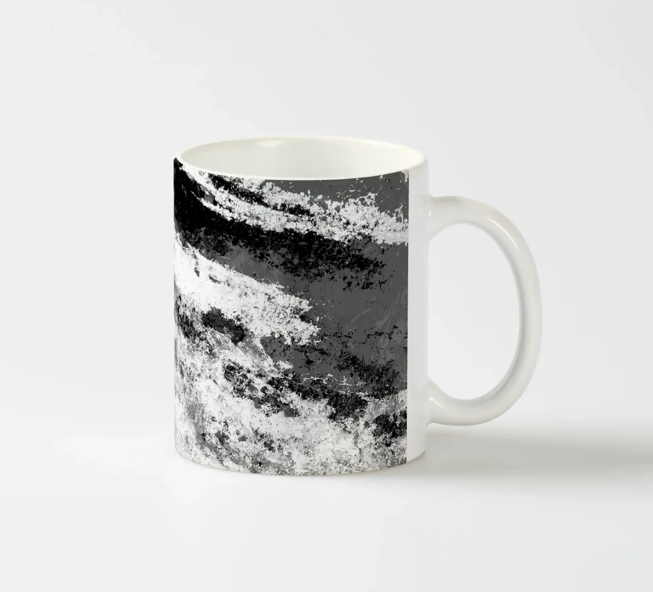 Perseveranza in bianco e nero tazza in ceramica da SilverPegasus