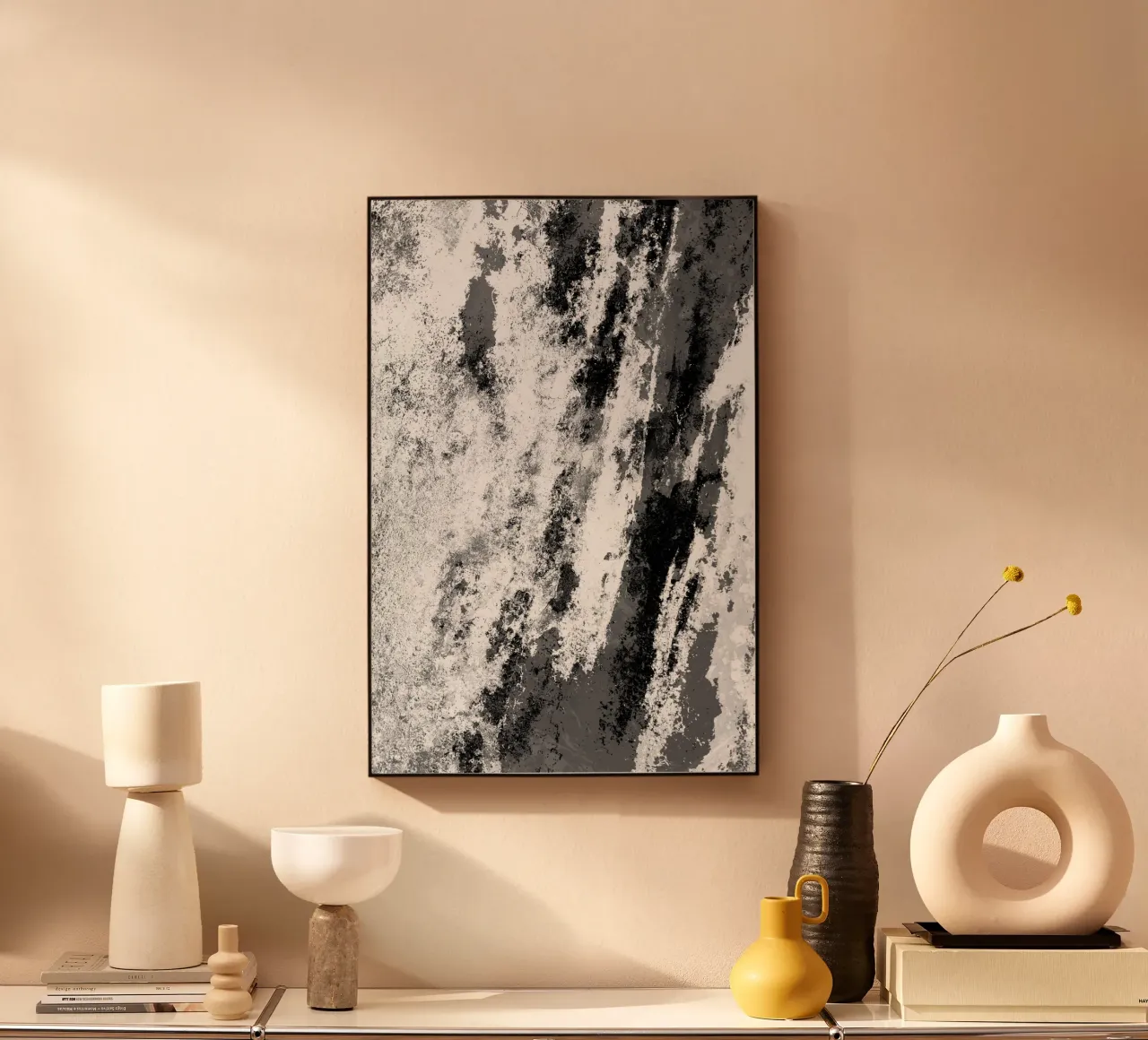 Perseveranza in bianco e nero alluminio dibond da SilverPegasus