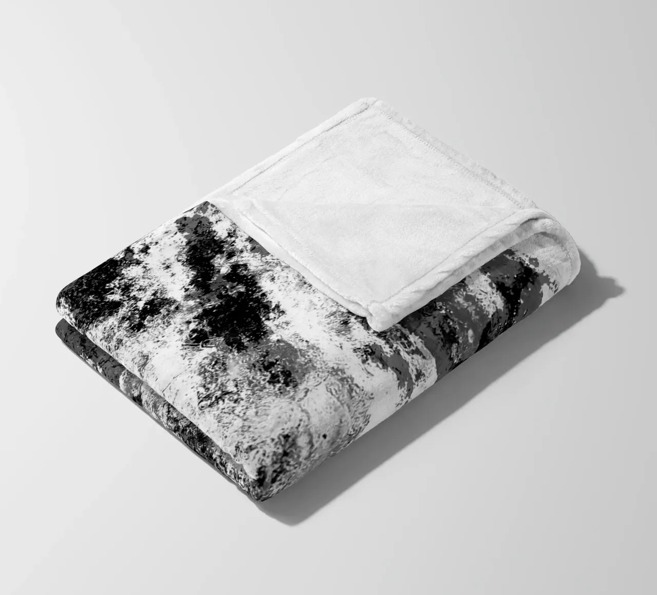 Perseveranza in bianco e nero coperta in pile da SilverPegasus