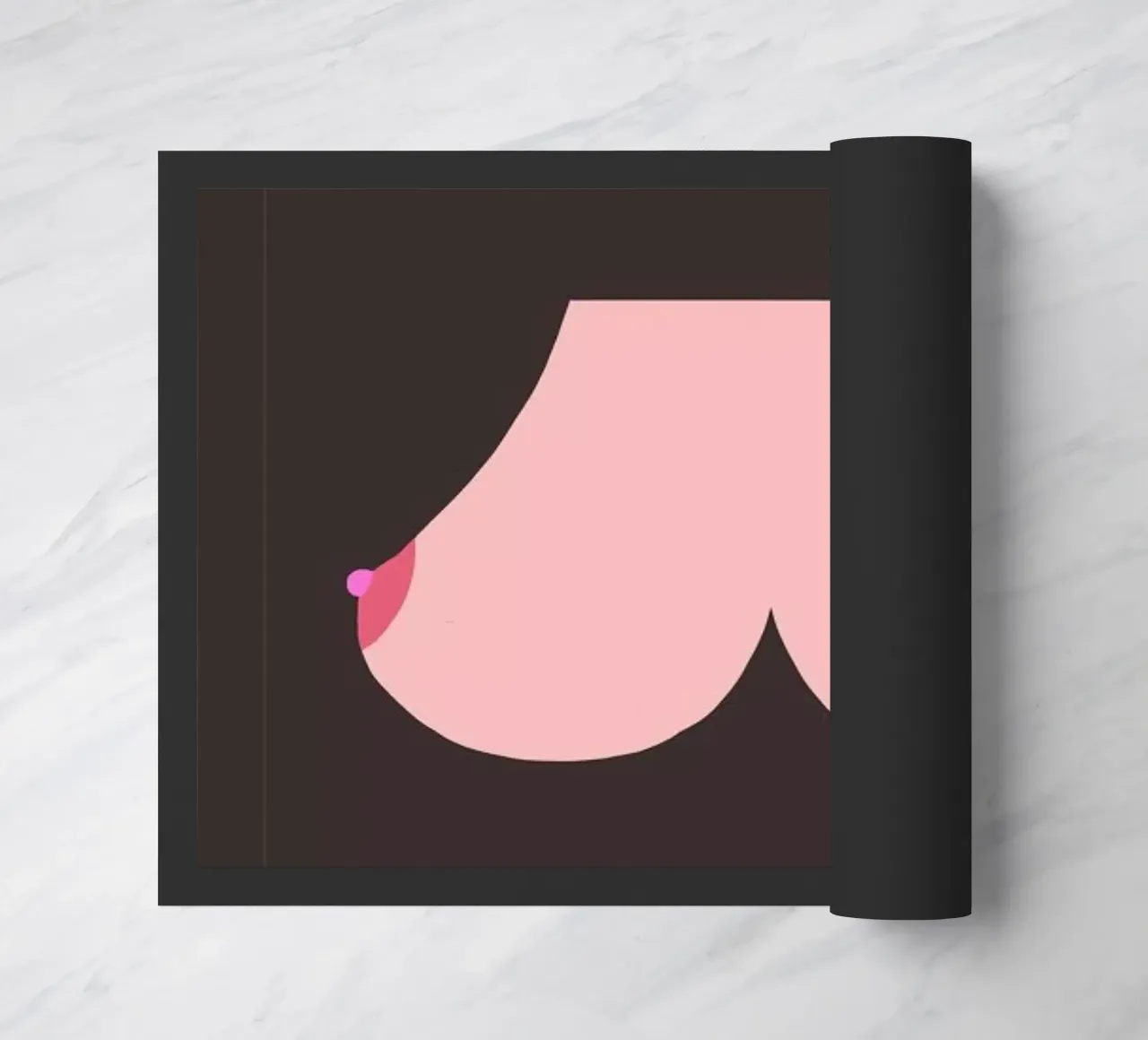 Boobs 8 doormat by Maren Gross