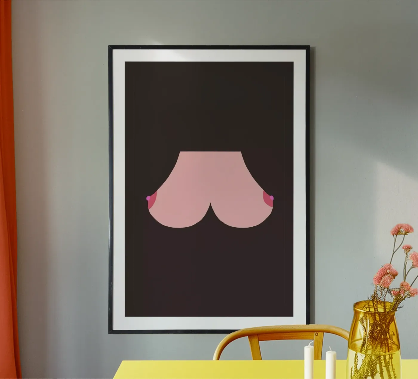 Boobs 8 poster van Maren Gross